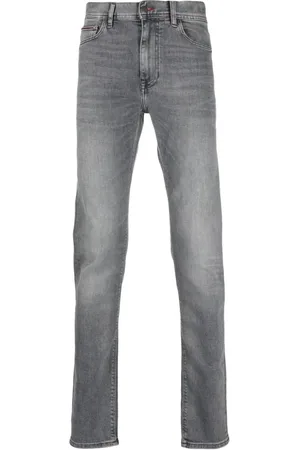 Tommy Hilfiger Jeans, Herre, Grå, W31 L32, Bomuld, Grå Straight Alma Jeans