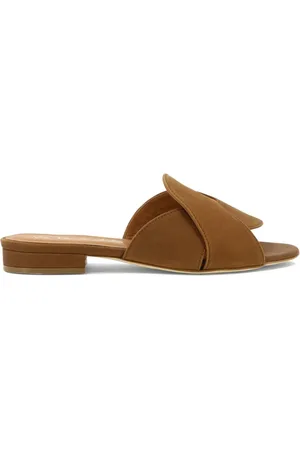 Via Roma Sko, Dame, Brun, 36 EU, Læder, Sliders
