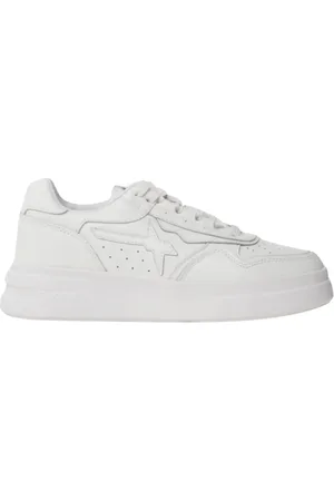 W6YZ Sko, Dame, Hvid, 38 EU, Læder, Sneakers
