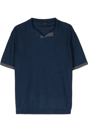 Sease Top, Herre, Blå, M, Bomuld, Polo Bluser