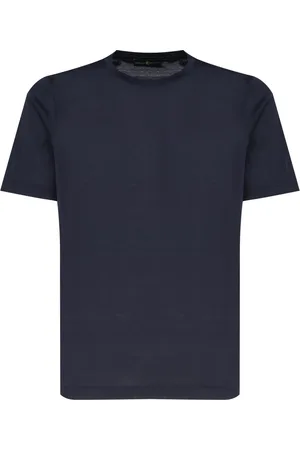 Giuliano Galiano Top, Herre, Blå, 4XL, Bomuld, T-shirts