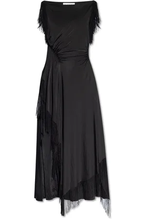 Lanvin Kjole, Dame, Sort, XS, Ærmeløs Kjole