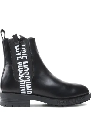 Moschino Sko, Dame, Sort, 40 EU, Uld, Ankelstøvler