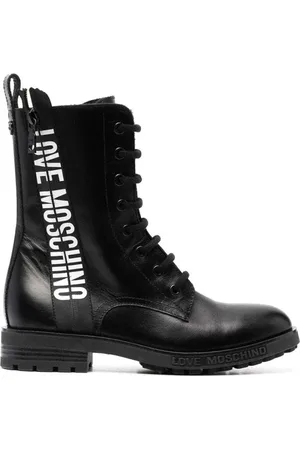 Moschino Sko, Dame, Sort, 40 EU, Uld, Ankelstøvler