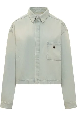 AMBUSH Bluser & Skjorter, Dame, Blå, XS, Denim, Denim Bluser