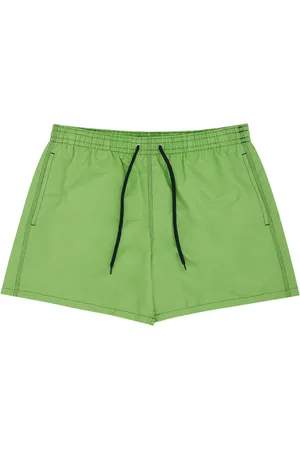 Malo Badetøj, Herre, Grøn, 2XL, Uld, Kontraststing Boxershorts med lommer