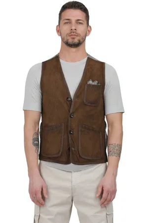 THE JACK LEATHERS Jakke, Herre, Brun, XL, Vests