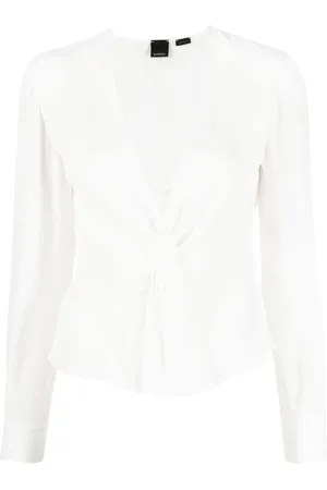 Pinko Bluser & Skjorter, Dame, Hvid, M, Uld, Bluser