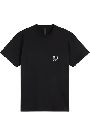 Neil Barrett Top, Herre, Sort, S, Bomuld, Dobbelt Bolt T-Shirt