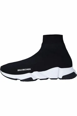 Balenciaga Sko, Herre, Sort, 45 EU, Polyester, Speed Knit Sneakers