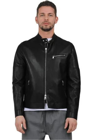 THE JACK LEATHERS Jakke, Herre, Sort, L, Læder, Leather Jackets