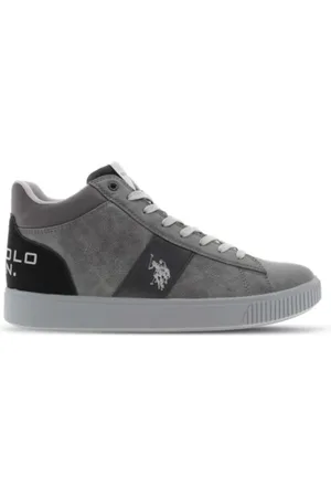 U.S. Polo Assn. Sko, Herre, Grå, 45 EU, Uld, Mørkegrå Casual Skjorte