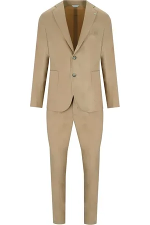 Manuel Ritz Jakkesæt, Herre, , L, Bomuld, Single Breasted Suits