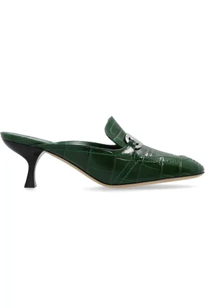 Salvatore Ferragamo Sko, Dame, Grøn, 37 1/2 EU, Elodye Mules