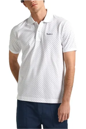 Pepe Jeans Top, Herre, Hvid, 2XL, Uld, Polo Bluser