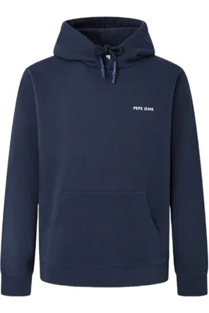Pepe Jeans Sweathshirts & Hoodies, Herre, Blå, 2XL, Bomuld, Hoodies
