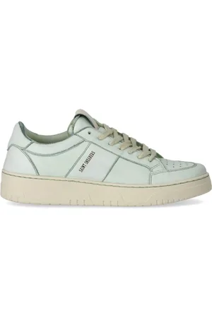 SAINT SNEAKERS Sko, Herre, Grøn, 43 EU, Læder, Grøn Dip Dye Læder Tennis Club Sneaker