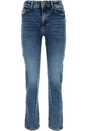 Chiara Ferragni Jeans, Dame, Blå, W26, Bomuld, Slim-fit Jeans