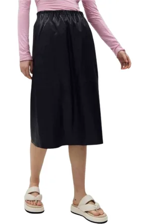 Humanoid Nederdel, Dame, Sort, M, Læder, Skirts