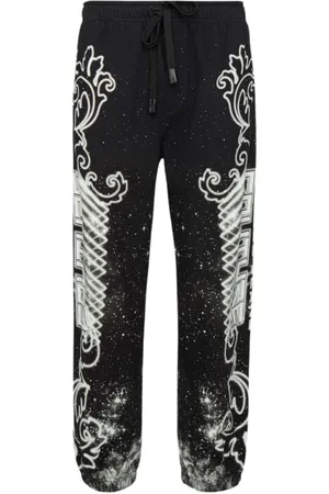 VERSACE Bukser, Herre, Sort, M, Bomuld, Sweatpants