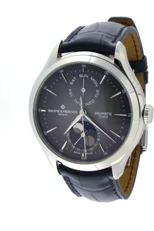 Baume et Mercier Tilbehør, Dame, Grå, ONE SIZE, Læder, Balsam - M0A10548 - Clifton 10548