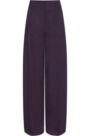 Altuzarra Bukser, Dame, Lilla, L, Uld, Bukser