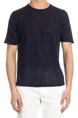 Roberto Collina Top, Herre, Blå, S, T-shirts