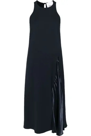 ERIKA CAVALLINI Kjole, Dame, Blå, L, Satin, Maxi Dresses