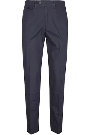 TELA Bukser, Herre, Blå, W32, Slim-fit Bukser