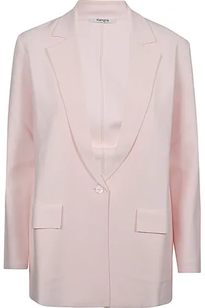 KANGRA CASHMERE Jakke, Dame, Lyserød, M, Uld, Blazers