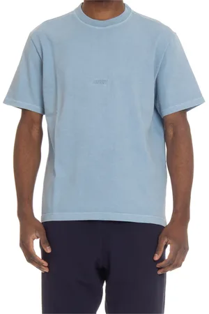 Autry Top, Herre, Blå, S, Bomuld, Klar Blå Logo Print T-shirt