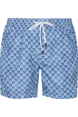 BARBA Badetøj, Herre, Blå, L, Polyester, Blå/Turkis Badeshorts