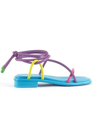 united nude Sko, Dame, Flerfarvet, 38 EU, Læder, Flade sandaler