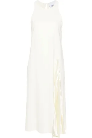 ERIKA CAVALLINI Kjole, Dame, Hvid, XS, Maxi Dresses