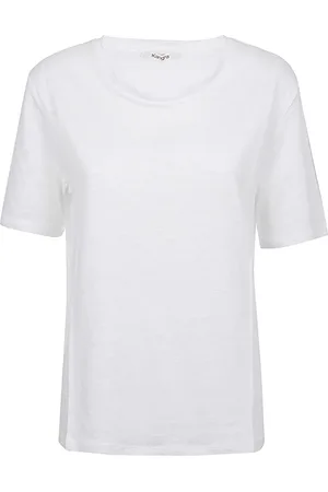KANGRA CASHMERE Top, Herre, Hvid, XS, Linned, T-shirts