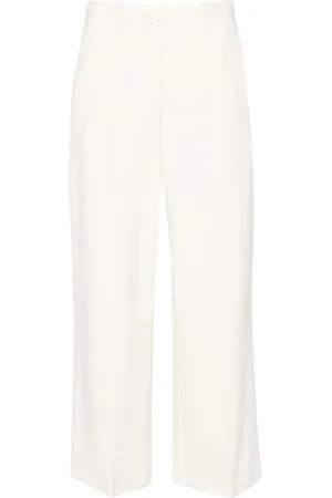 ERIKA CAVALLINI Bukser, Dame, Hvid, S, Cropped Bukser