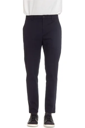 DEPARTMENT FIVE Bukser, Herre, Blå, W34, Bomuld, Blå Stretch Chino Bukser Slim Fit