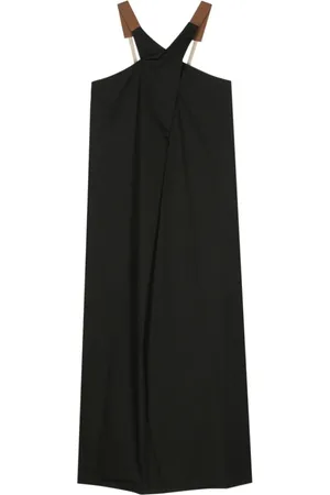 ALYSI Kjole, Dame, Sort, M, Bomuld, Party Dresses