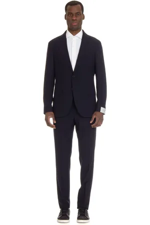 CARUSO Jakkesæt, Herre, Blå, L, Dresses