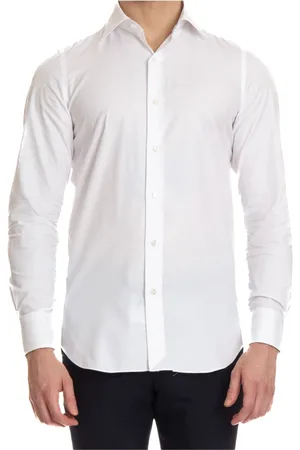 Finamore Skjorte, Herre, Hvid, XL, Blouses & Bluser