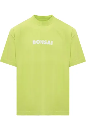 BONSAI Top, Herre, Grøn, M, Logo Crew Neck T-Shirt