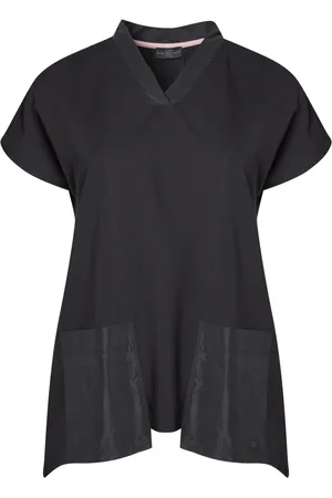 Pont Neuf Bluser & Skjorter, Dame, Sort, L, Bomuld, PNBrynja Tunics