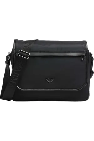 Emporio Armani Taske, Herre, Sort, ONE SIZE, Uld, Elegant Skuldertaske