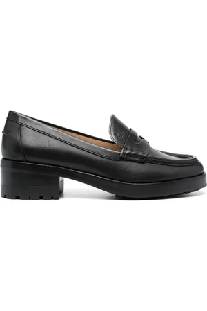 Ralph Lauren Sko, Dame, Sort, 39 1/2 EU, Uld, Loafers