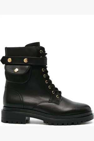 Ralph Lauren Sko, Dame, Sort, 39 1/2 EU, Læder, High Støvler