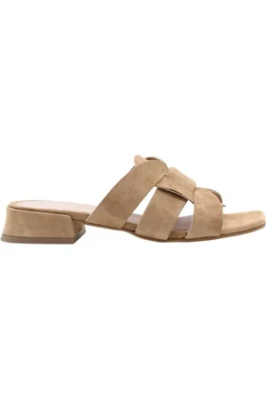 E mia Sko, Dame, Brun, 36 EU, Uld, Halan Muldyr Sandaler