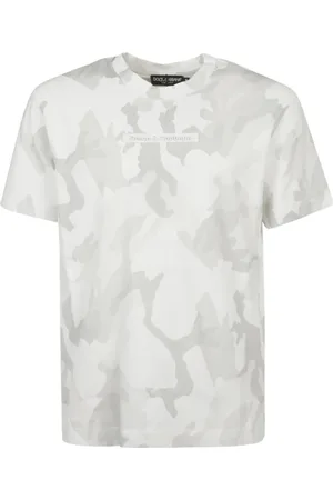 Dolce & Gabbana Top, Herre, Hvid, S, Bomuld, T-shirts