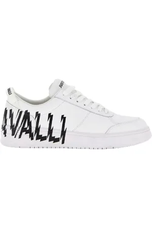 Roberto Cavalli Sko, Herre, Hvid, 44 EU, Hvid Blomstret Skjorte