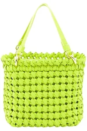 THEMOIRÈ Taske, Dame, Grøn, ONE SIZE, Uld, Kiwi Knots Clutch Taske