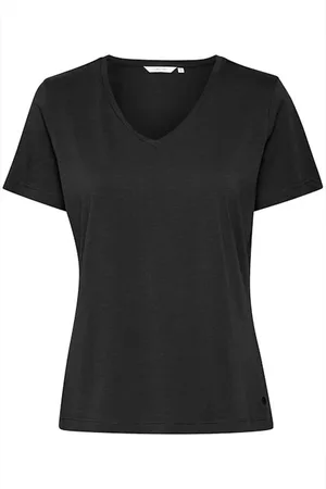 Cream Top, Dame, Sort, XL, Bomuld, Naia Tshirt Toppe T-shirts 10604508 Pitch